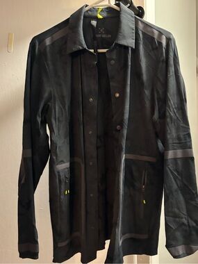 Robert Geller Lululemon Lightweight Technical Shirt Jacket with Reflective Trim